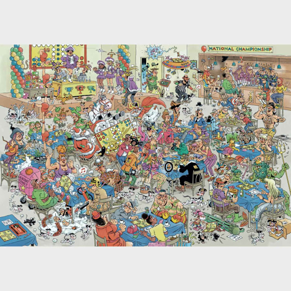 Jan van Haasteren Ludo Battle Pussel 2000 bitar multifärg