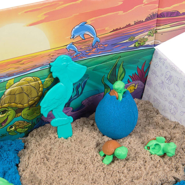Kinetic Sand Turtle Beach Set multifärg