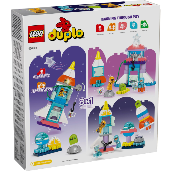 LEGO® DUPLO 3in1 Äventyr med rymdfärja 10422