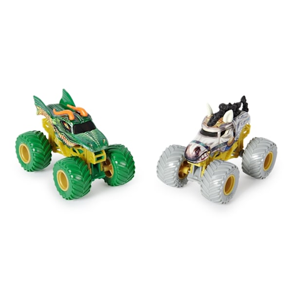 Monster Jam 1:64 2-pack Dragon vs Tempest Steed S30 multifärg