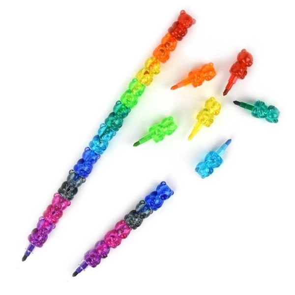 Gummibjörn Penna 10 färger multifärg