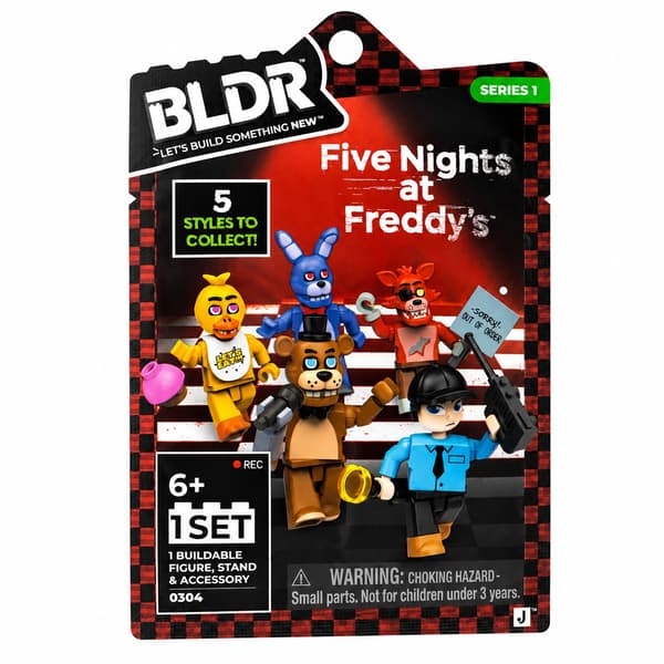BLDR Five Night at Freddy's Mystery Minifigure multifärg