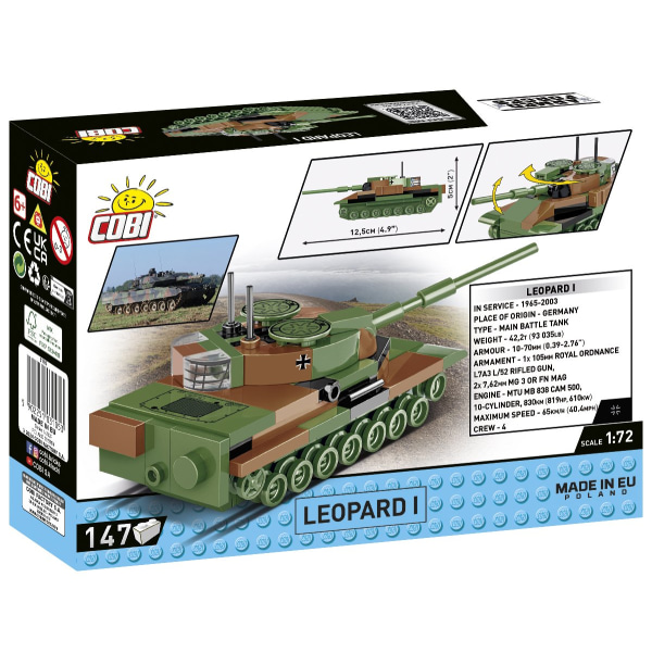 Cobi Leopard I 1:72 3105 multifärg