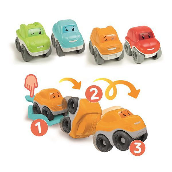 Baby Fun Garage Bil Röd Röd