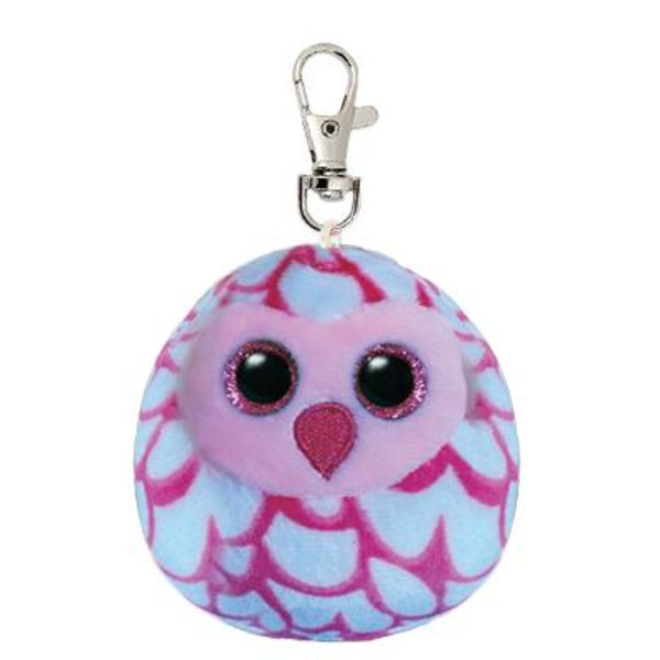 TY Squishy Beanies Pinky Uggla Clip multifärg