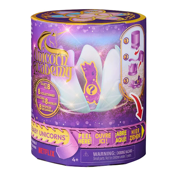 Unicorn Academy Baby Unicorn Samlarenhörning multifärg