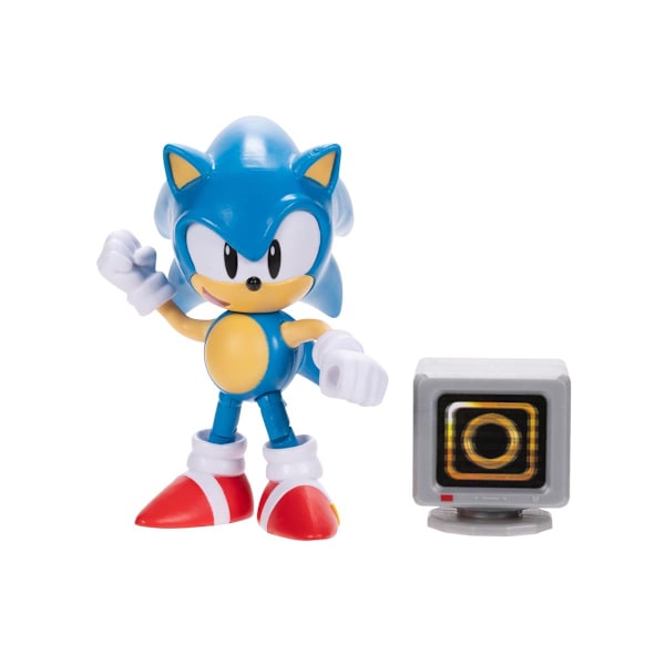 Sonic Figur 10cm Sonic with Ring Item Box multifärg