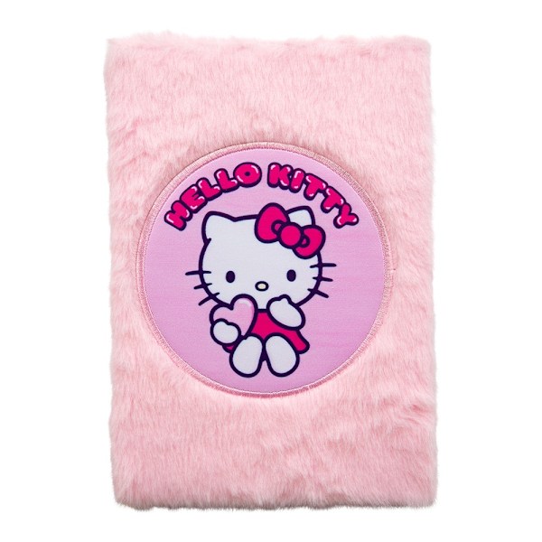 Hello Kitty Fluffig Anteckningsbok multifärg
