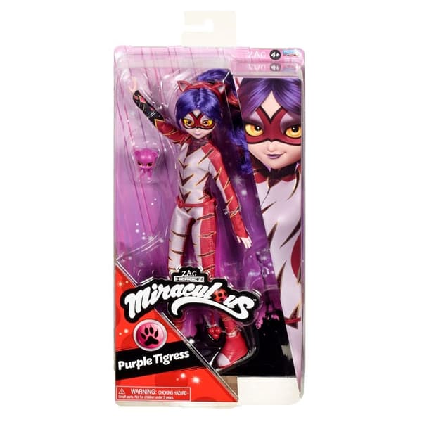Miraculous Docka Purple Tigress multifärg