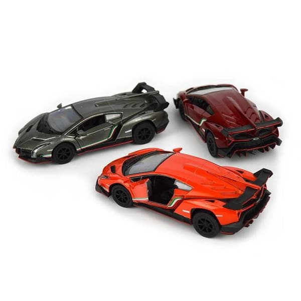 Lamborghini Veneno Bil med pullback Svart Svart