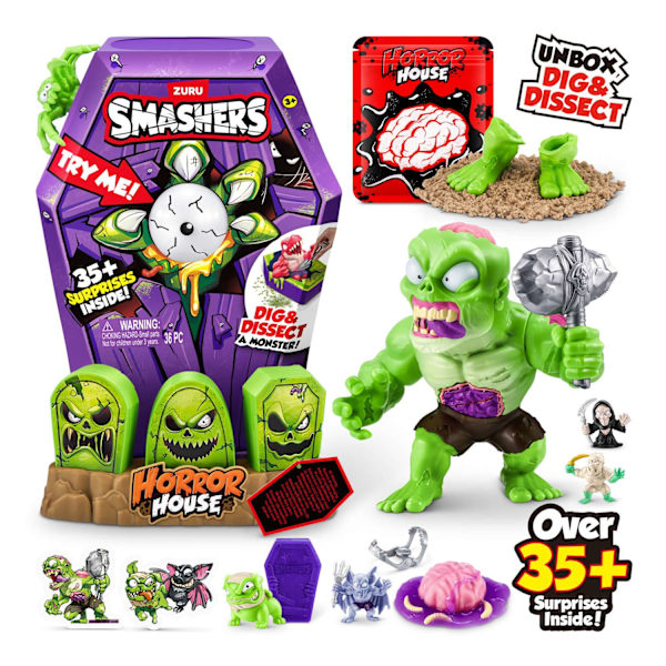 Zuru Smashers Horror House 35 surprises multifärg