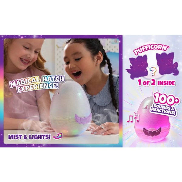 Hatchimals Alive Mystery Hatch Pufficorn multifärg