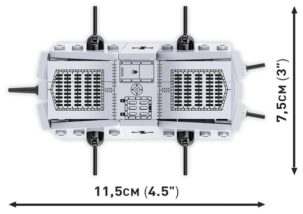 Cobi Sturmpanzerwagen A7V 1:72 3094 multifärg