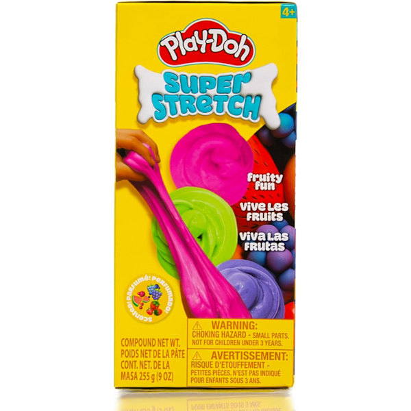Play-Doh 3 Super Stretch Fruity fun multifärg