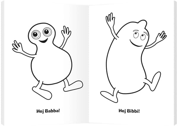 Babblarna Min allra första målarbok multifärg
