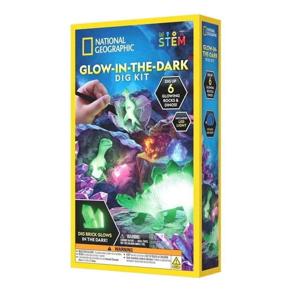 National Geographic Glow-In-The-Dark Dig Kit multifärg