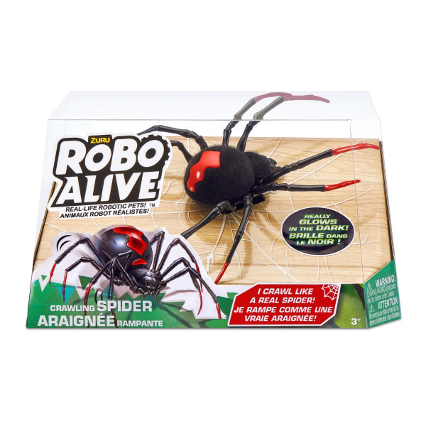 Robo Alive Crawling Spider Glow in the dark multifärg