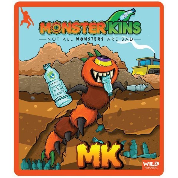Wild Republic Ecokins Monster Kins MK multifärg