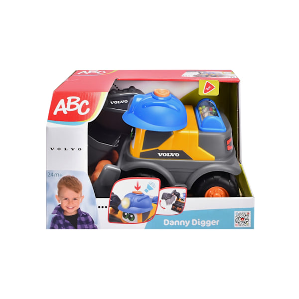 ABC Danny Digger Volvo Grävmaskin multifärg