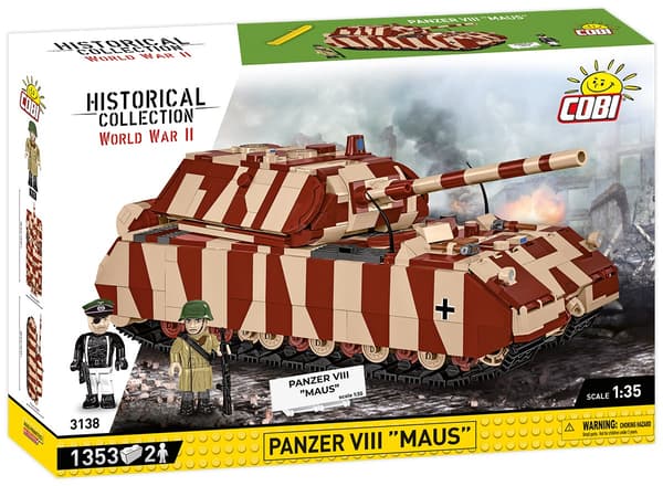 Cobi Panzer VIII "Maus" 1:35 3138 multifärg