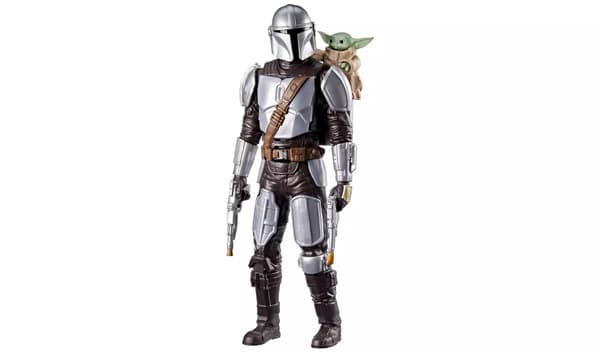 Star Wars Mandalorian & Grogu Figur med ljud multifärg