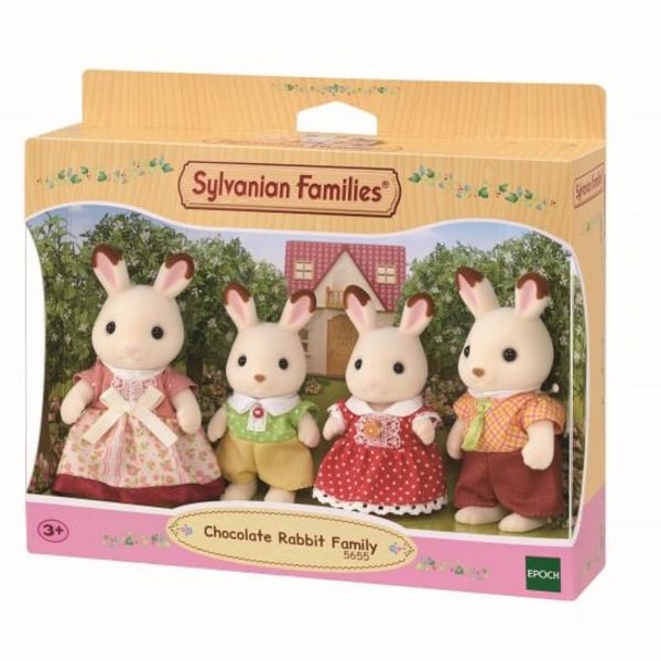 Sylvanian Families Chocolate Rabbit Family 5655 multifärg