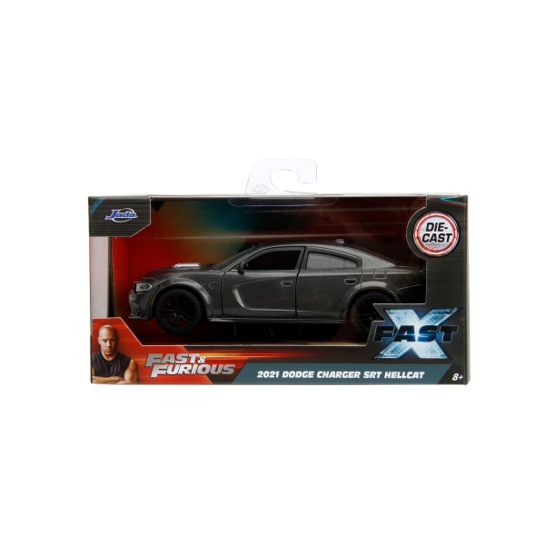 Fast & Furious Metall 1:32 2021 Dodge Charger SRT Hellcat multifärg