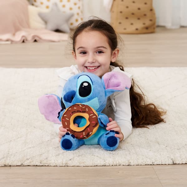 Disney Stitch Mjukdjur med donut 25cm multifärg