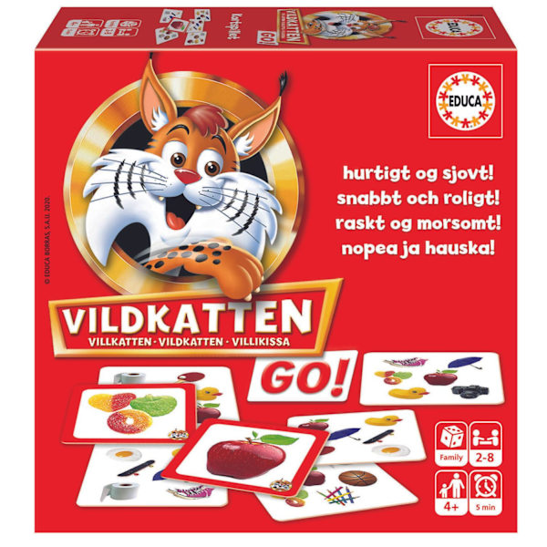 Vildkatten GO Kortspel multifärg