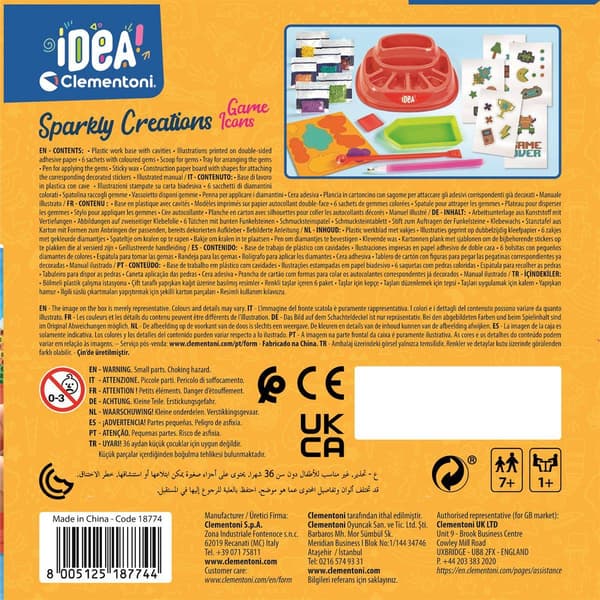 Sparkly Creations Game Icons Diamond Stickers multifärg