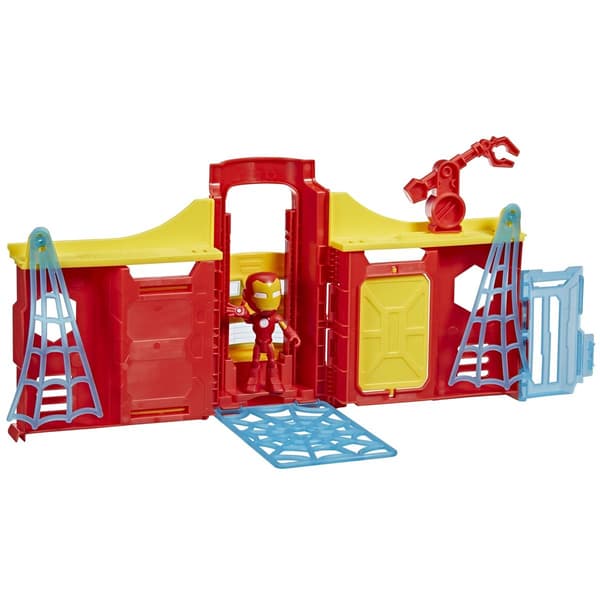 Spidey Amazing Friends Iron Mans Stark Tower Lekset multifärg
