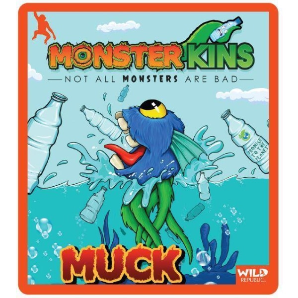Wild Republic Ecokins Monster Kins Muck multifärg