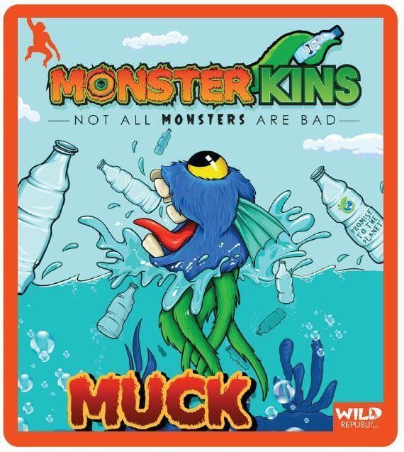 Wild Republic Ecokins Monster Kins Muck multifärg