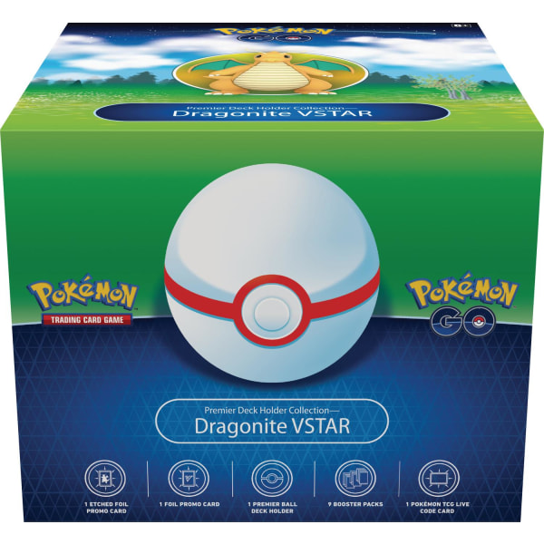 Pokemon GO Premium Deck Holder Collection Dragonite VSTAR multifärg