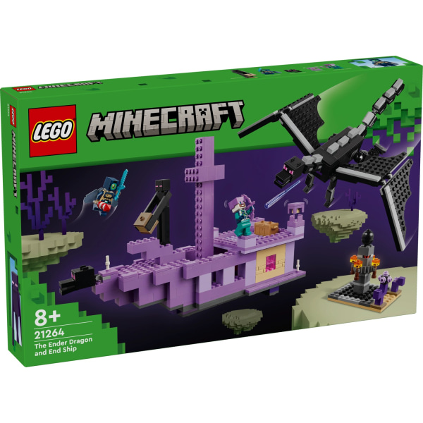 LEGO® Minecraft® Enderdraken och Endskeppet 21264 multifärg