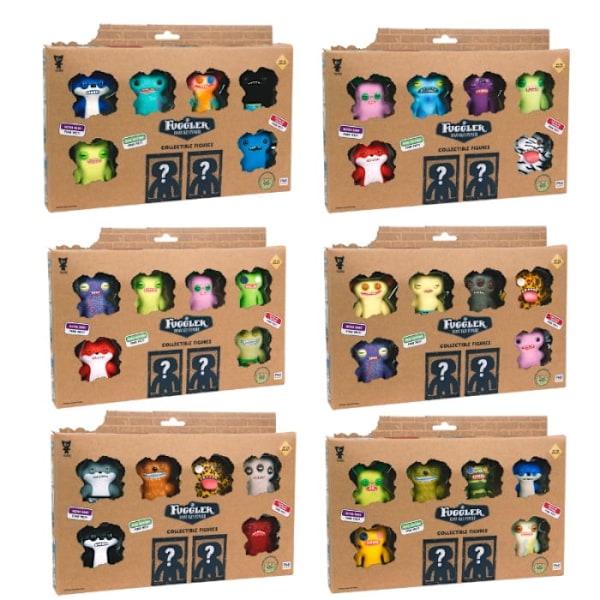 Fuggler Collectible Figures 8-pack multifärg