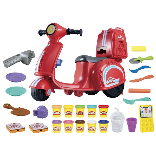 Play-Doh Pizza Delivery Scooter Lekset multifärg