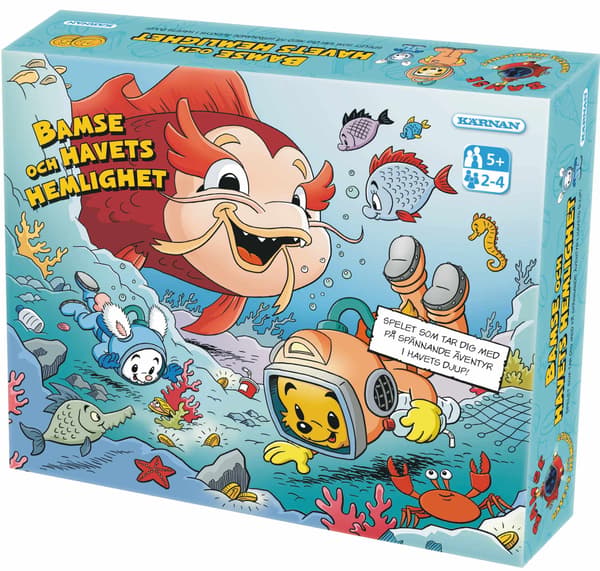 Bamse och Havets Hemlighet Barnspel multifärg