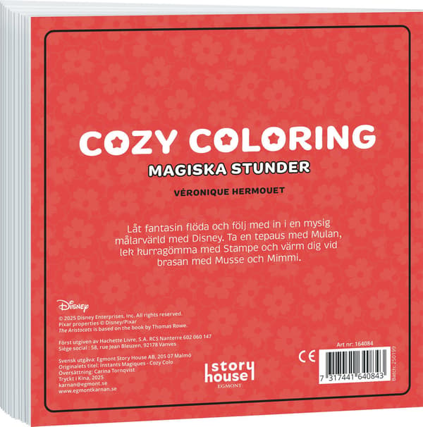 Disney Magiska Stunder Cozy Målarbok