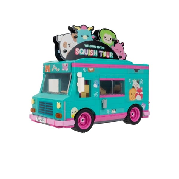 BLDR Squishmallows Byggset Squish Tour Van multifärg