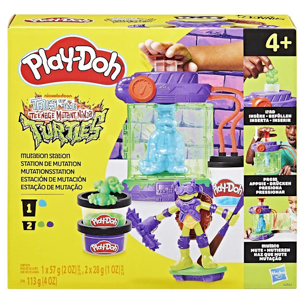 Play-Doh Turtles Mutation Station multifärg