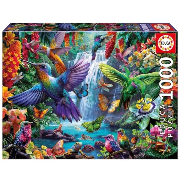 Educa Tropical Hummingbirds Pussel 1000 bitar multifärg