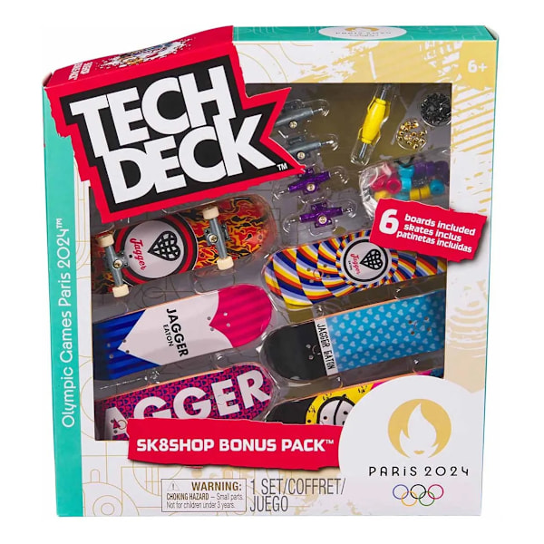 Tech Deck SK8SHOP Bonus pack Paris 2024 Jagger multifärg