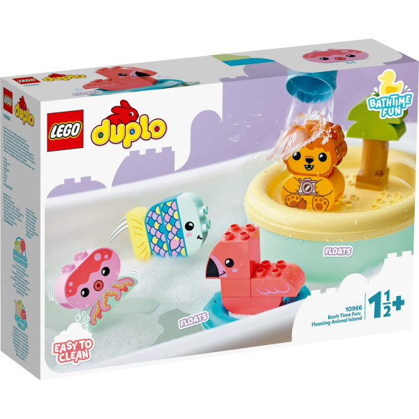 LEGO® DUPLO® Skoj i badet: flytande ö med djur 10966 multifärg
