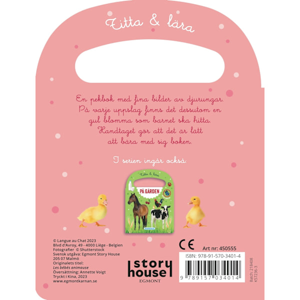 Titta & lära Djurungar Pekbok