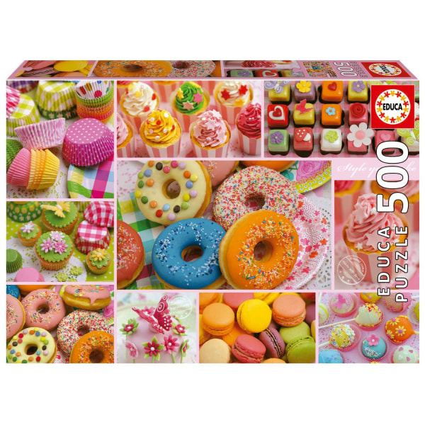 Educa Sweet Party Collage Pussel 500 bitar multifärg