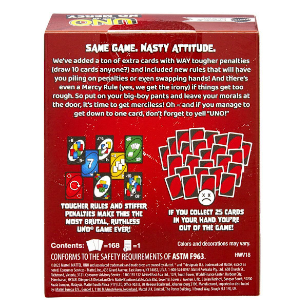 UNO No Mercy multifärg