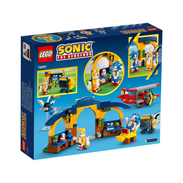 LEGO® Sonic the Hedgehog™ Tails verkstad och tornadoplan 76991