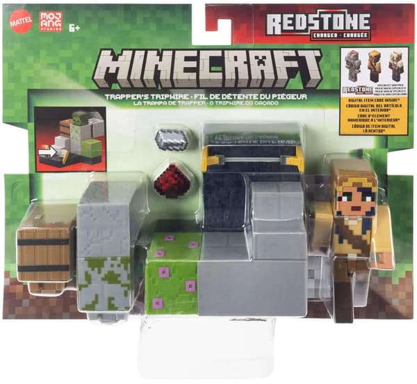 Minecraft Figur med tillbehör Trappers Tripwire multifärg