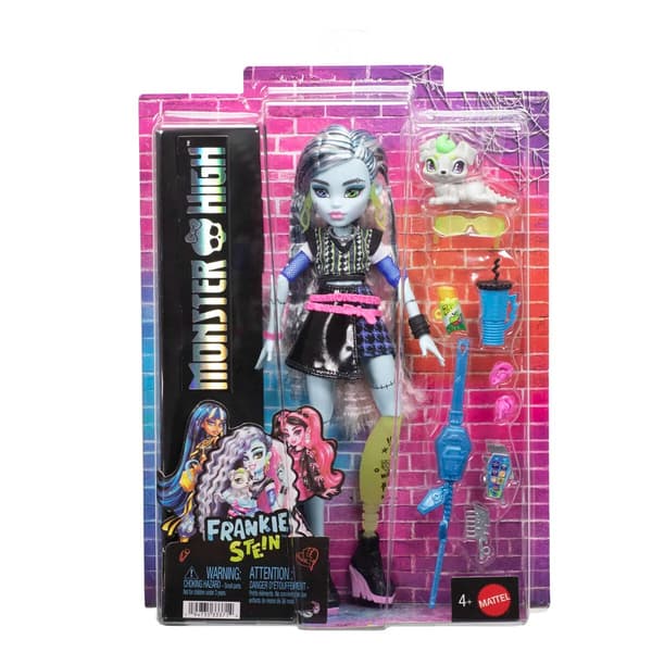 Monster High Docka Frankie Stein med tillbehör multifärg